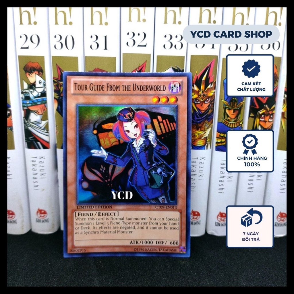 Thẻ bài yugioh chính hãng Tour Guide from the Underworld – Super Rare