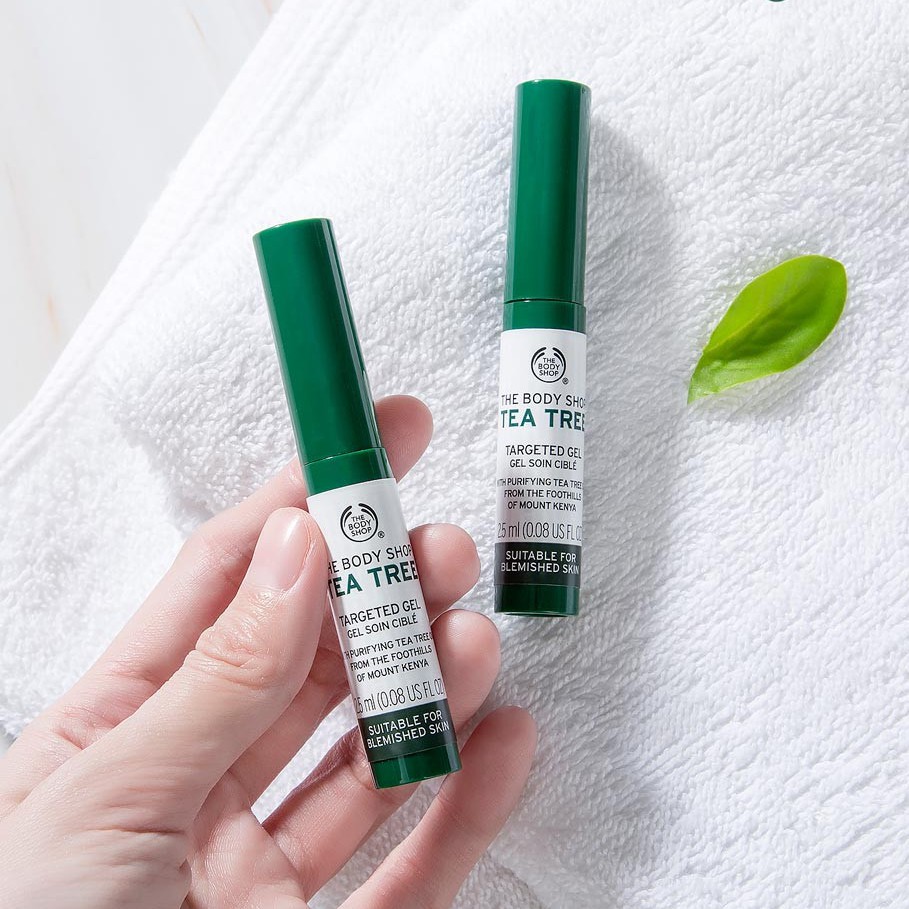 Gel Chấm Mụn The Body Shop Tràm Trà Mờ Thâm Mụn Tea Tree Targeted Gel