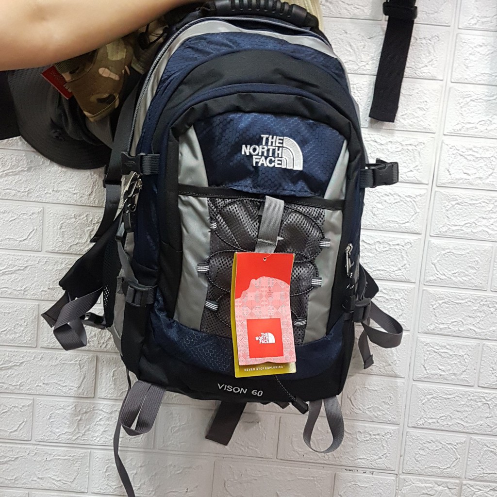 Video Thật_Balo Thể Thao TNF VISON 60 Tặng kèm Bọc chống Nước