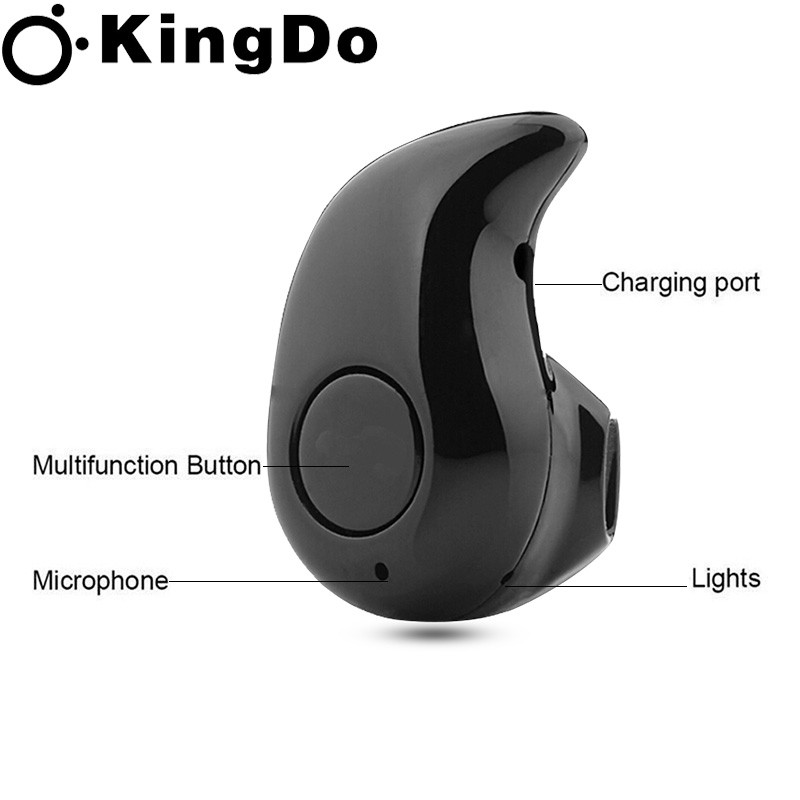 【Miễn phí Đèn LED】Tai nghe Bluetooth S530 V4.1 Ear-Pod Nhét tai Siêu Nhỏ Có Nghe Nhạc