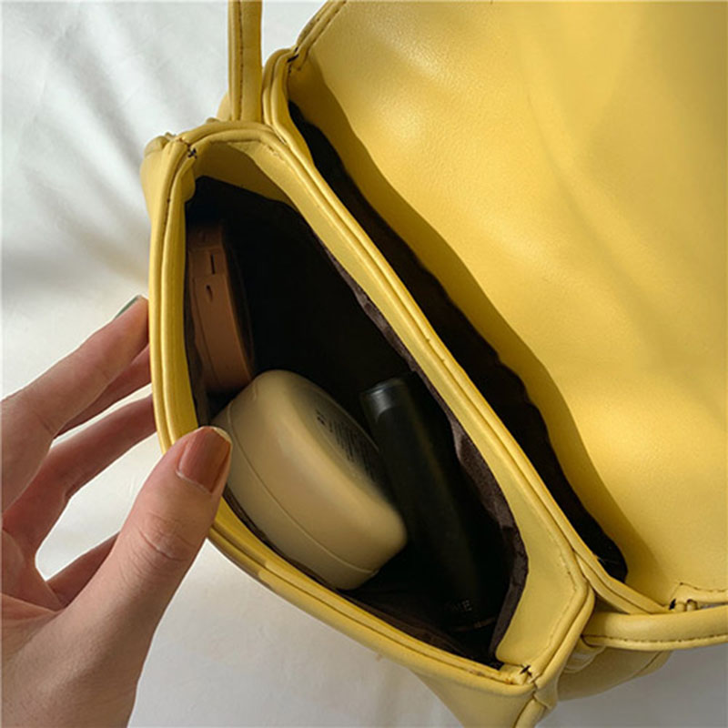 Túi da PU đeo vai hình đám mây sành điệu cho nữ IELGY