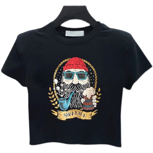 Áo Thun Tay Ngắn Phong Cách Hàn Quốc Thời Trang Mùa Hè Hàng Mới 271d938 Dành Cho Bạn Nữ