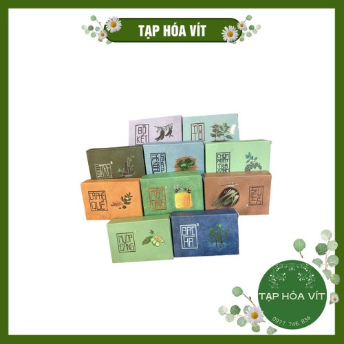 Xà Bông, Xà Phòng Thảo Mộc Sinh Dược 100% Tự Nhiên Tạp Hóa Vít THV030