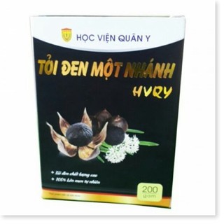 Tỏi đen một nhánh (Tỏi đen cô đơn) Học Viện Quân Y 200g giúp hỗ trợ tim mạch, tăng sức đề kháng