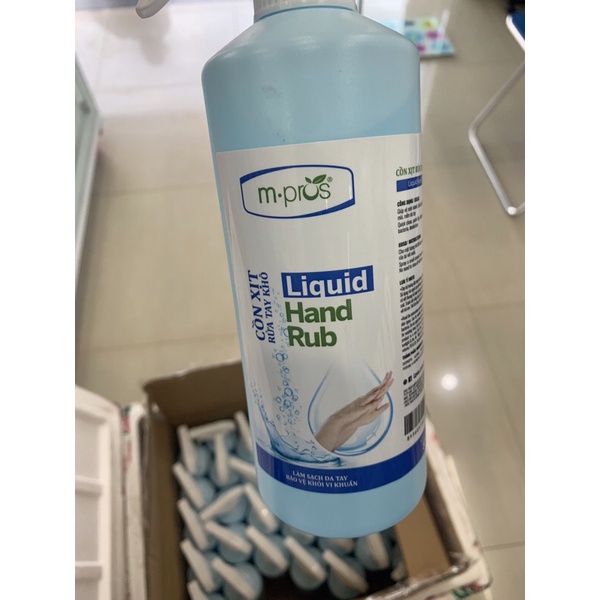 Cồn 70 độ xịt rửa tay khô diệt khuẩn tiện dụng M-pros 500ml | BigBuy360 - bigbuy360.vn