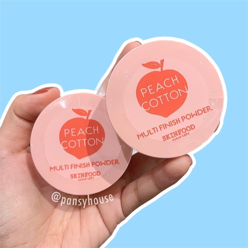 PHẤN PHỦ ĐÀO KIỀM DẦU SKINFOOD PEACH COTTON SALE OFF 50%