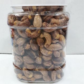 Hạt điều rang muối vỏ lụa hàng B hộp 500gr