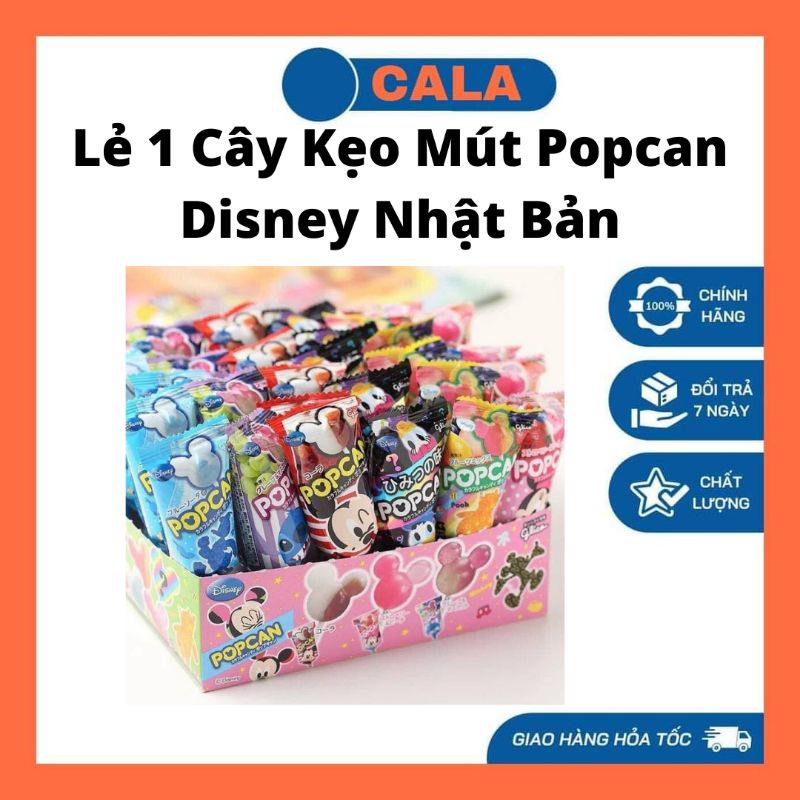 KẸO MÚT POPCAN DISNEY NHẬT