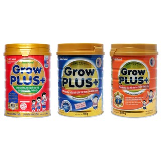 Sữa bột GrowPlus NutiFood Đỏ,Xanh,Cam 900g