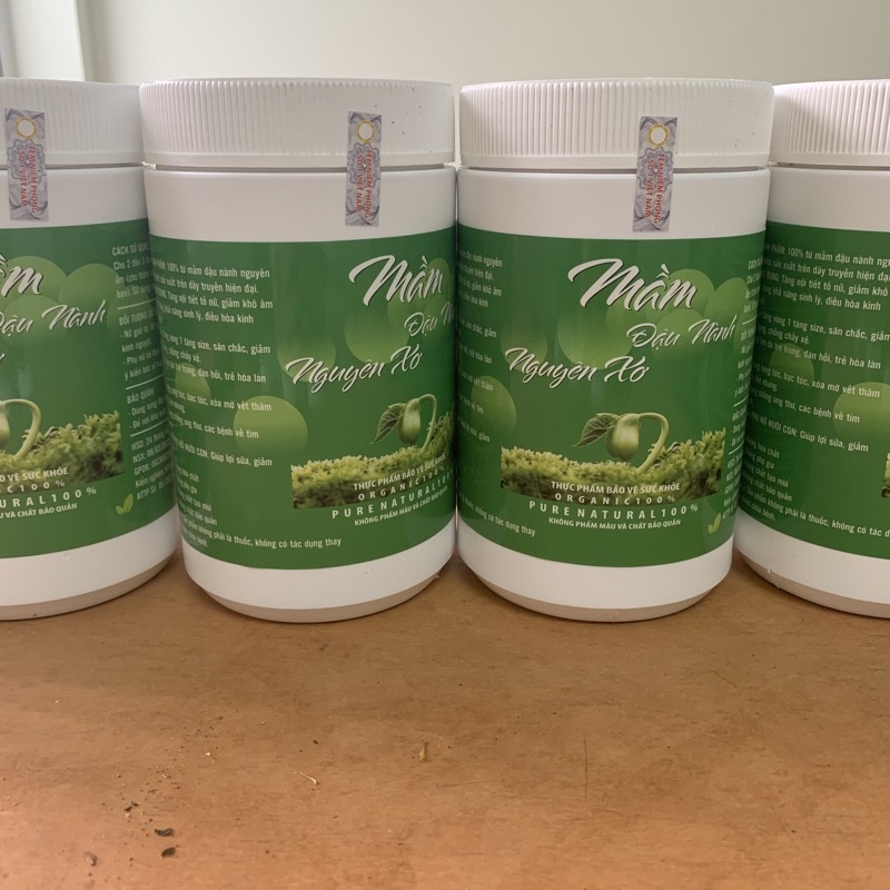 1 hộp MẦM ĐẬU NÀNH NGUYÊN XƠ NHÀ LÀM