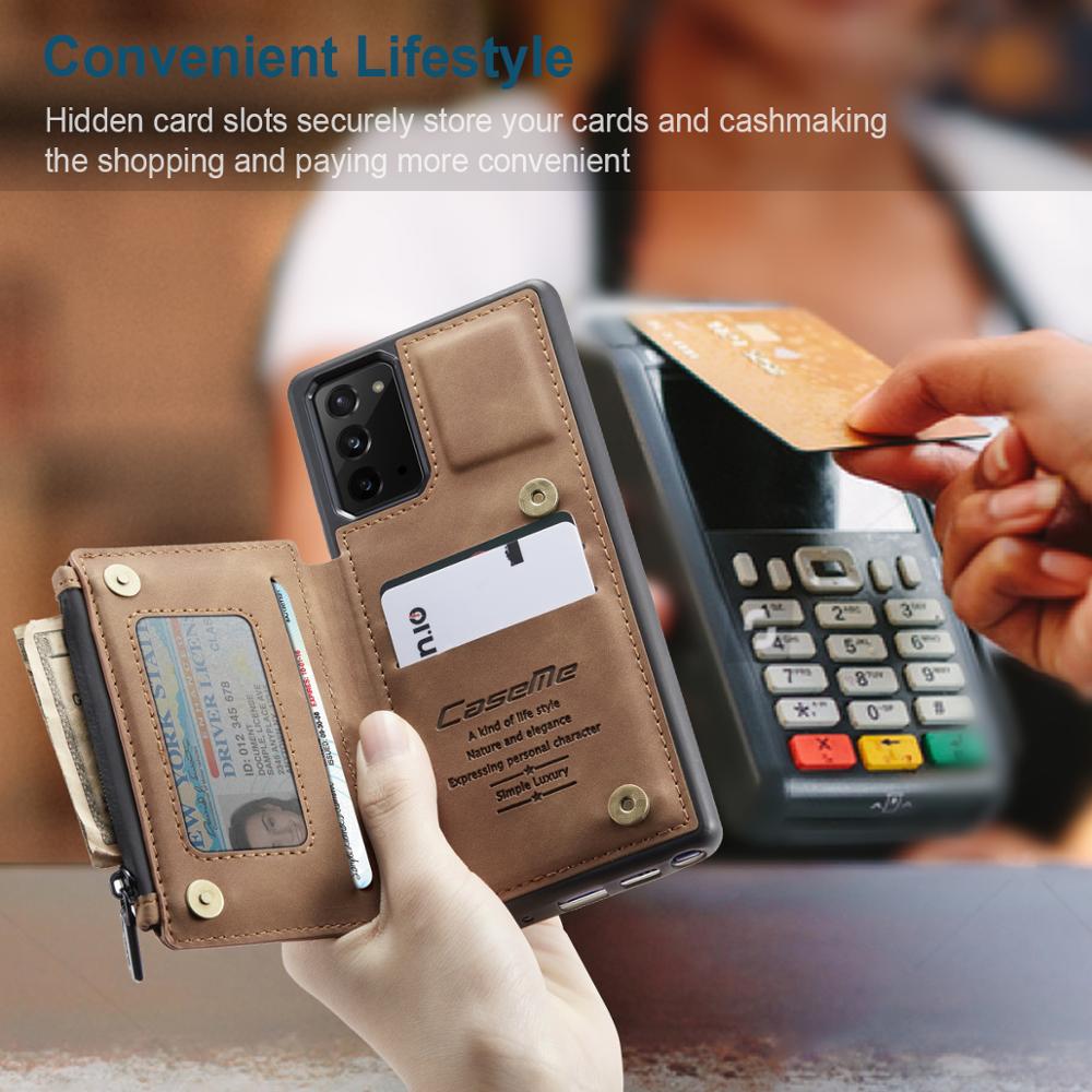 SAMSUNG Bao Da Có Ngăn Đựng Thẻ Tiện Dụng Cho Samsung Note 9 10 20 S20 Ultra S9 Plus | BigBuy360 - bigbuy360.vn