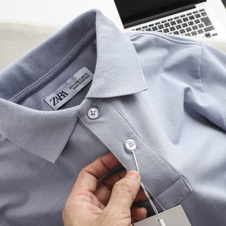 Áo thun có cổ POLO ZARA BASIC MAN 2021