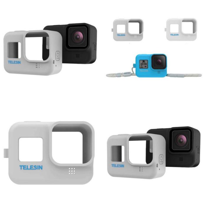 TELESIN Vỏ bảo vệ màu đen cho GOPRO HERO 8