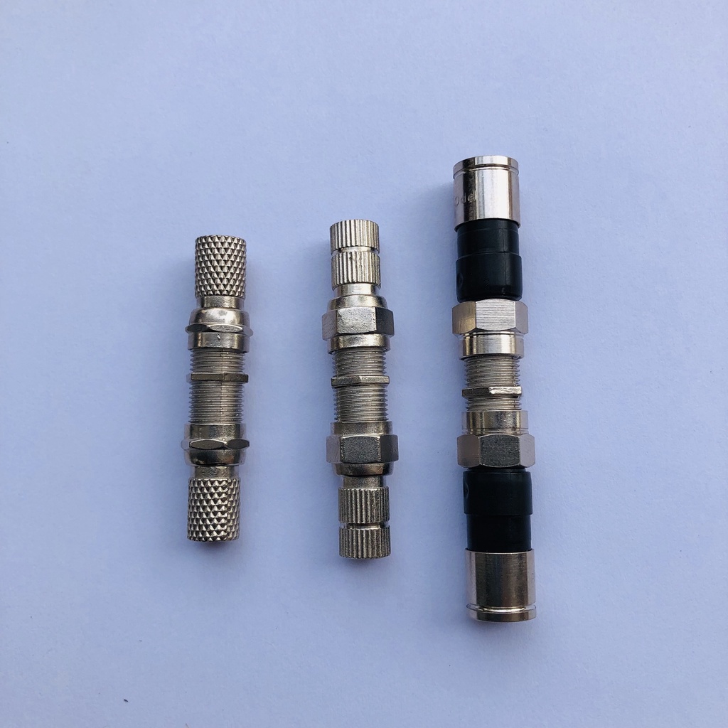 Rắc F5 Vặn Rắc FF Nối Dây Cáp 1 Bộ (bao Gồm 2 rắc F5 Vặn +1 Con FF Nối)