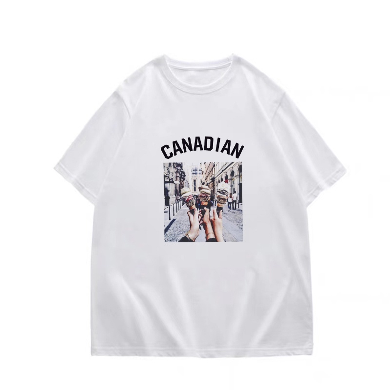 NRVP Áo Thun Cotton Tay Ngắn Cổ Tròn Màu Trơn Thời Trang Dành Cho Nữ