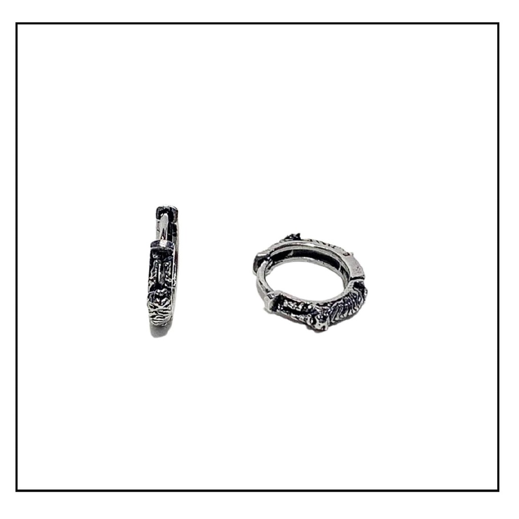 KHUYÊN VÒNG HÌNH CON HỔ CÁ TÍNH - KHUYÊN THÉP KO GỈ