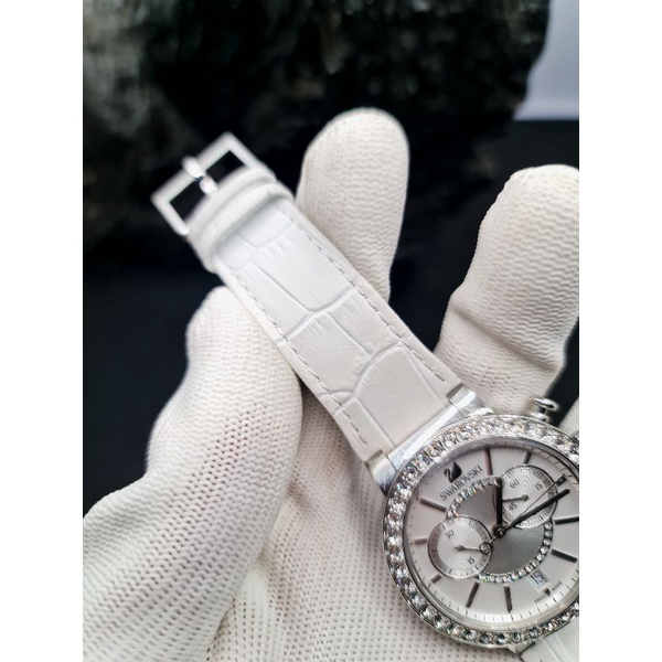 Đồng hồ Nữ Pin Hiệu SWAROVSKI thụy sĩ 6 kim đính đá sang chảnh