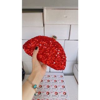 Cốp đi tiệc siêu sang hình thật( kèm dây đeo)