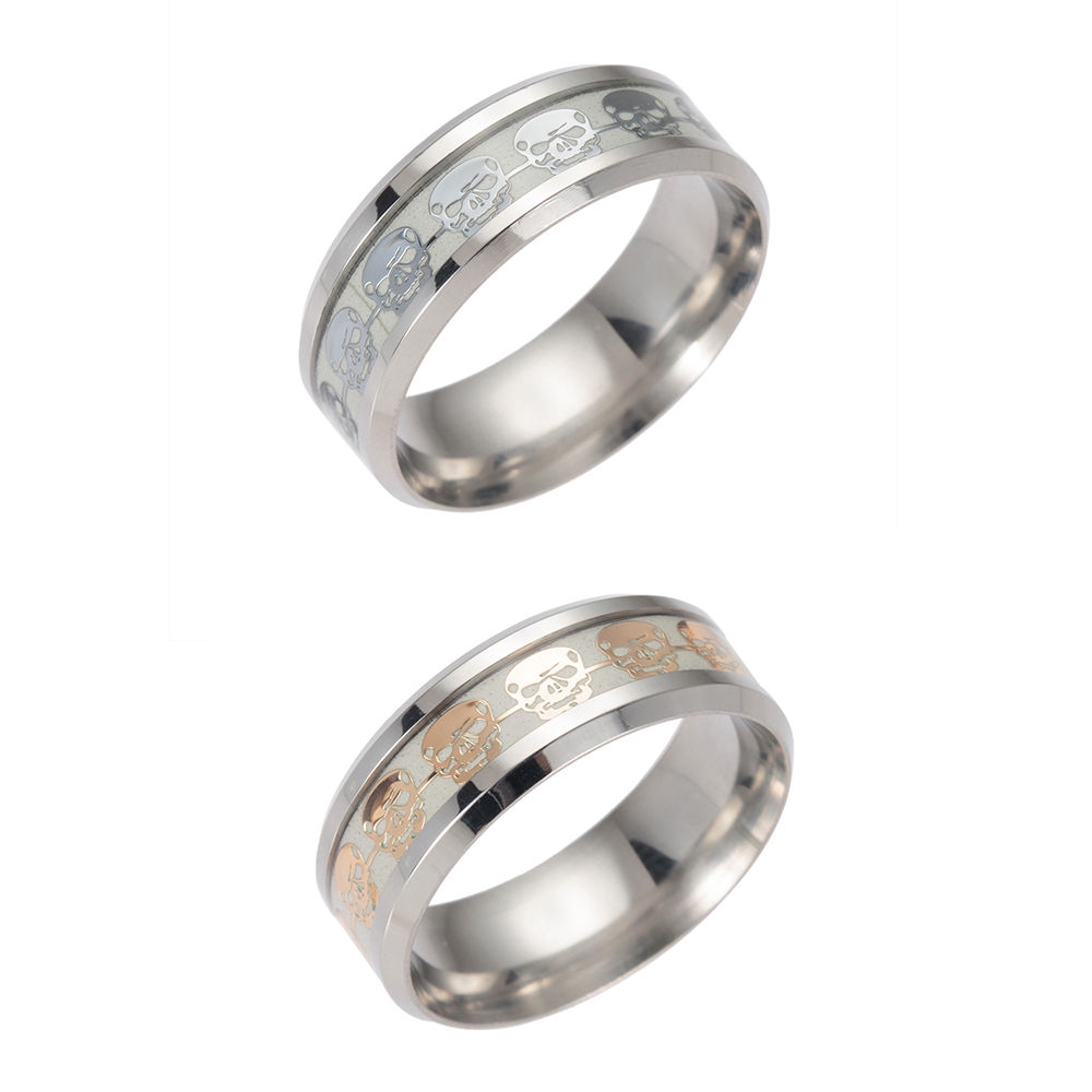 Nhẫn Hợp Kim Phát Sáng Trong Bóng Tối Độc Đáo Thời Trang Cá Tính