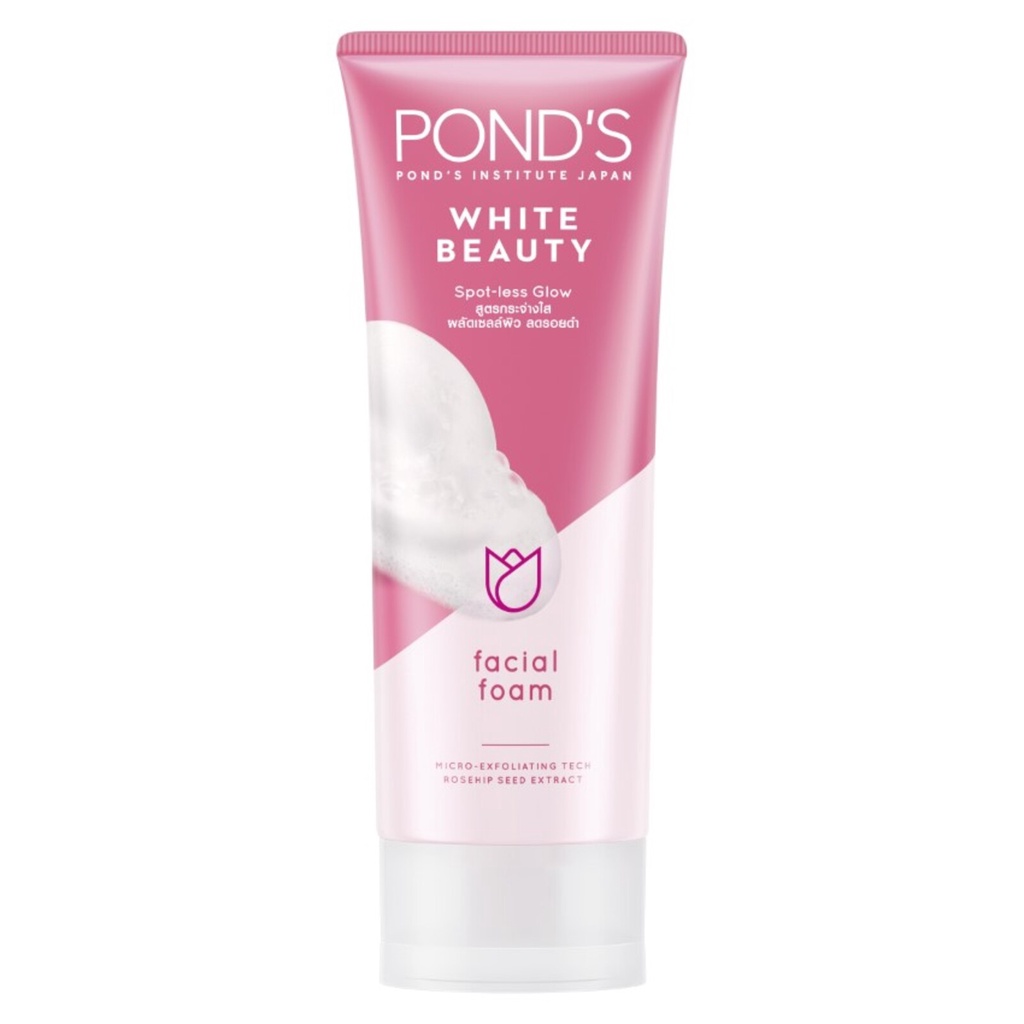 Sữa rửa mặt Ponds Sáng mịn trắng hồng White Beauty 100gr