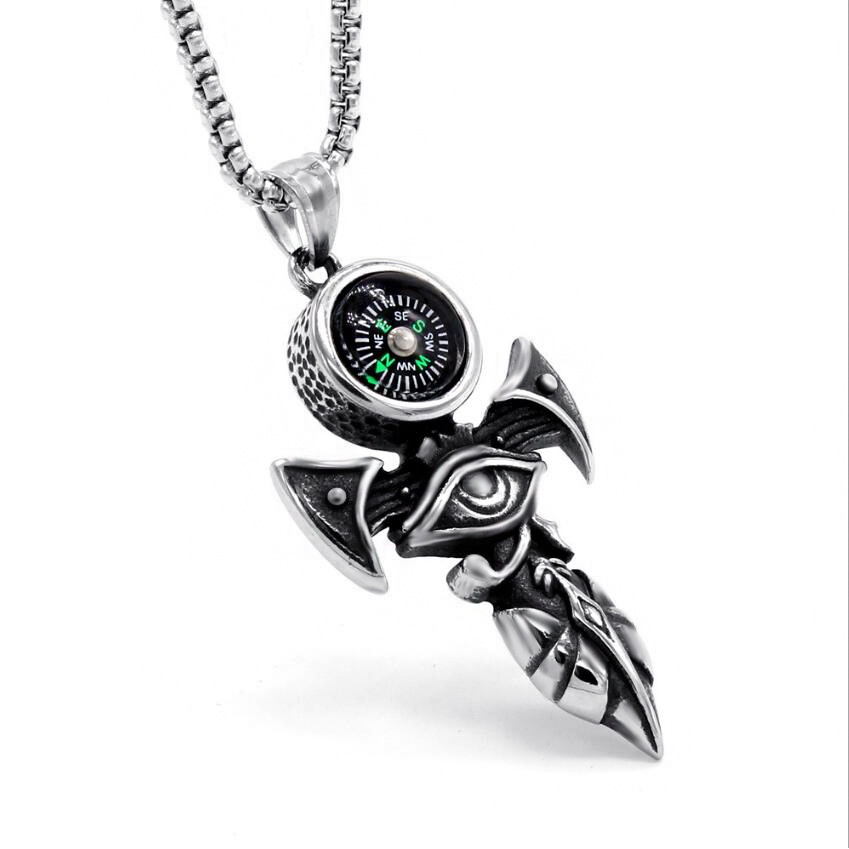 Dây chuyền thép titan không gỉ phong cách thời trang hiphop cá tính cho nam