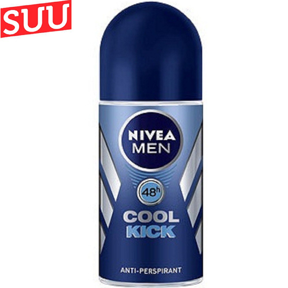 Lăn Khử Mùi Nivea Nam 50ml Mát Lạnh (HSD 24 tháng trở lên) suu.shop cam kết 100% chính hãng