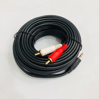 Dây chuyển từ jack 3.5ly ra 2 đầu bông sen dài 10 mét