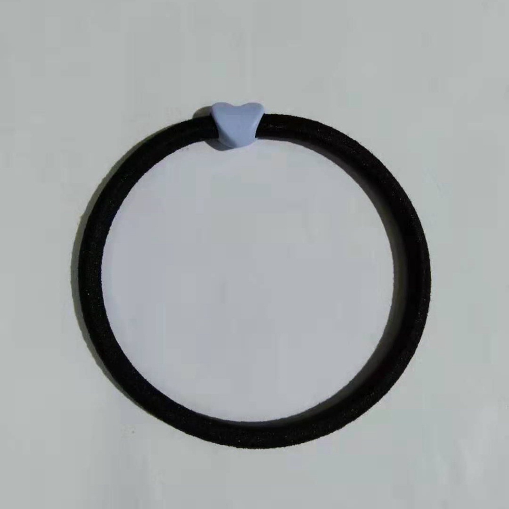 Set 3 dây buộc tóc cao su co giãn màu sắc ngọt ngào