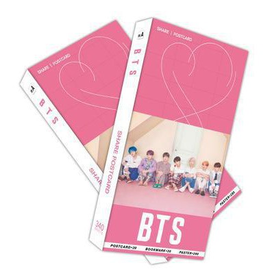 Hộp Postcard BTS mới nhất gồm 340 chi tiết