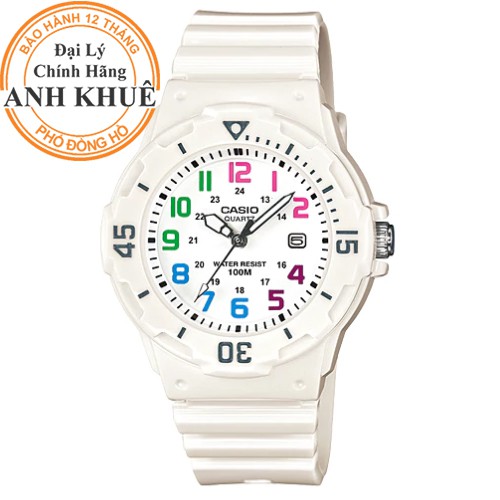 Đồng hồ nữ dây nhựa Casio chính hãng Anh Khuê LRW-200H-7BVDF