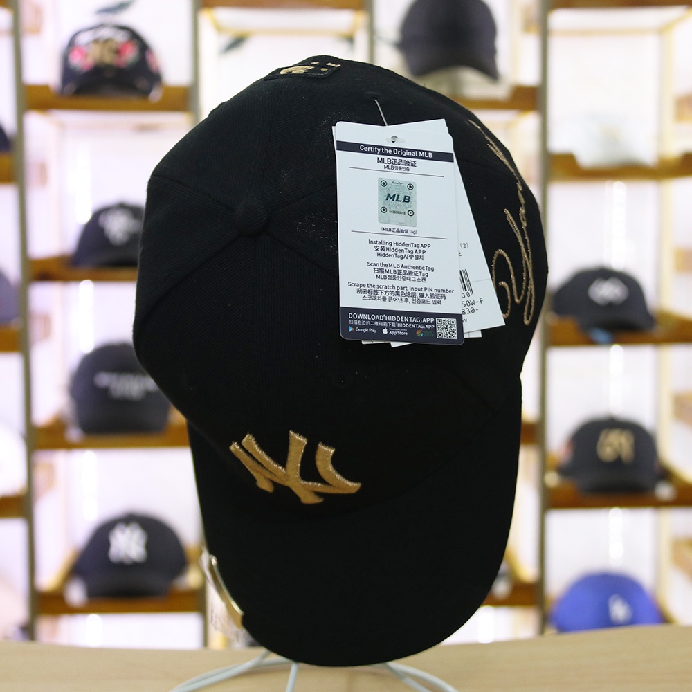 Mũ lưỡi trai NY vành kim loại nhiều màu