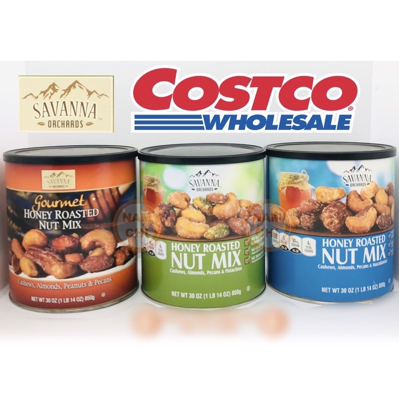 Hạt hỗn hợp tẩm mật ong Savanna Orchards Gourmet Honey Roasted Nut Mix 850g