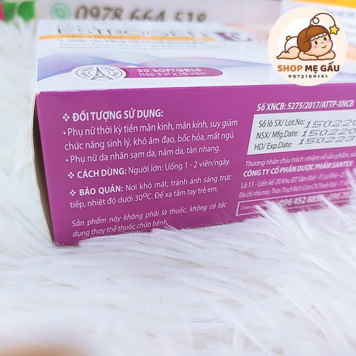 Viên uống bổ sung nội tiết tố nữ Estrogen E hộp 30 viên | BigBuy360 - bigbuy360.vn