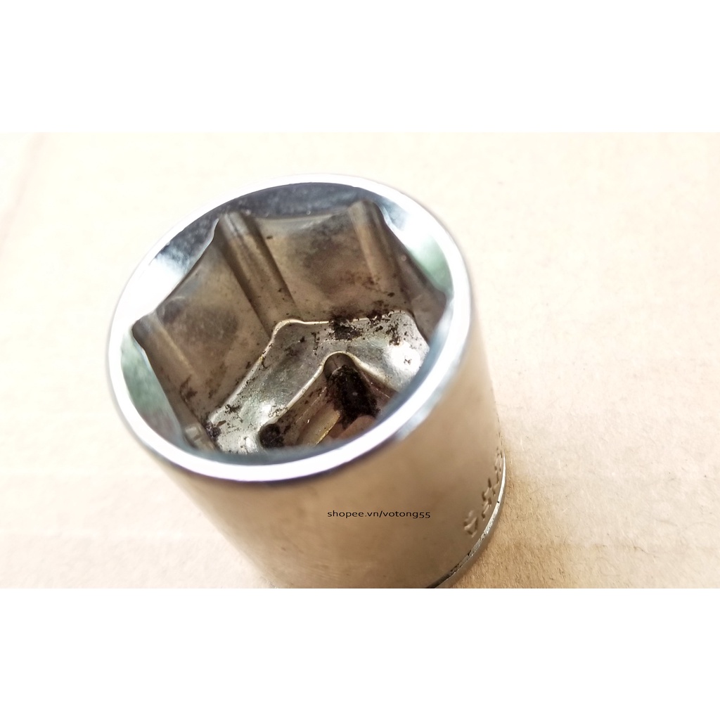 Tuýp 19mm chuôi 3/8 dài 3cm hàng bãi Nhật