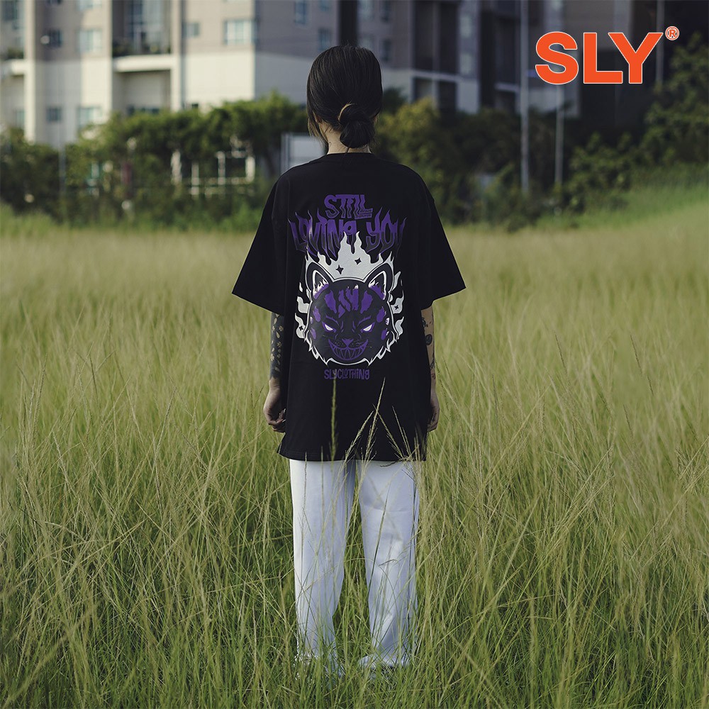[Mã INCU50 giảm 50K đơn 250K] Áo thun SLY Poppy Fire màu đen | BigBuy360 - bigbuy360.vn