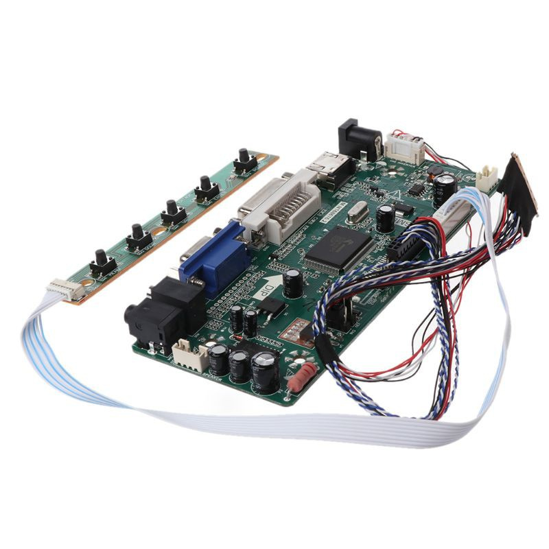 QJ  Controller Board LCD HDMI DVI VGA Audio PC Module Driver DIY Kit 15.6" Display B156XW02 1366X768 1ch 6/8-bit 40 Pin Panel