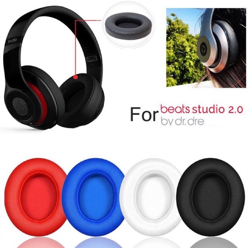 Mút Đệm Tai Nghe Studio 2,3. Bộ 2 Mút Đệm Studio 2,3. Linh kiện 2mshop