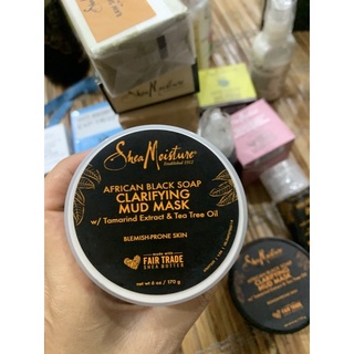 Mặt nạ bùn xà phòng đen Shea moisture 170g/ 113g