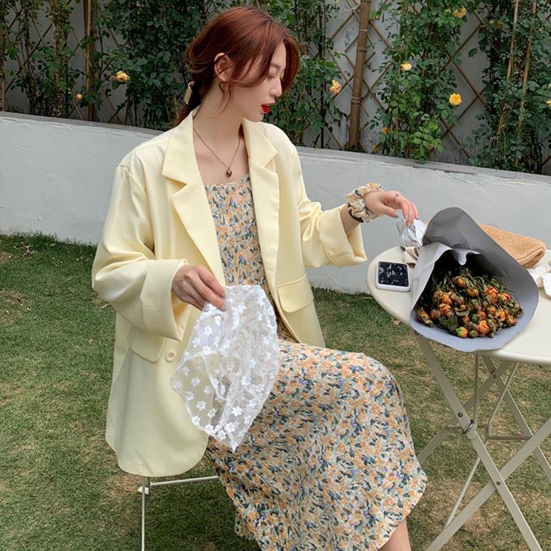 Áo Khoác Nữ Dài Tay Cổ Bẻ Form Dài Thời Trang Hàn | BigBuy360 - bigbuy360.vn