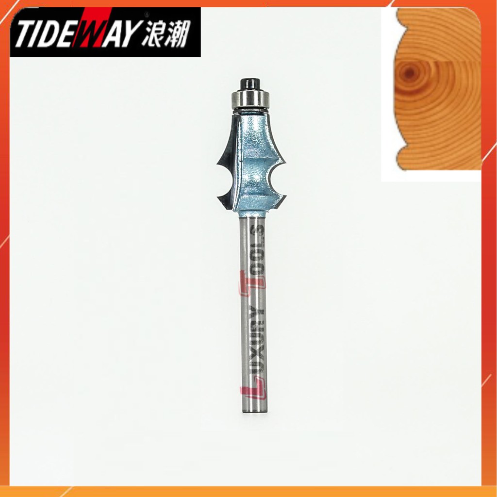 MŨI PHAY CHỈ CỐT 6.35mm - TIDEWAY