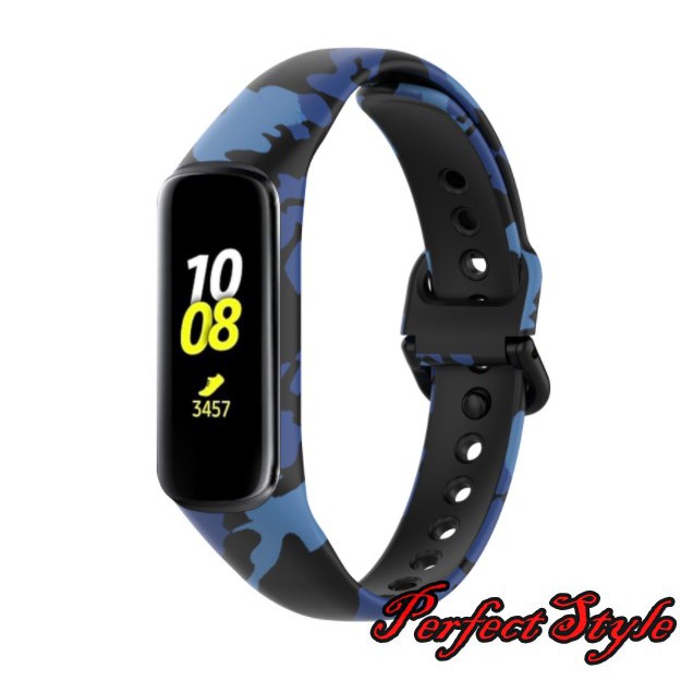 Dây đeo silicon thay thế Samsung Galaxy Fit 2 Fit2 SM-R220 họa tiết rằn ri