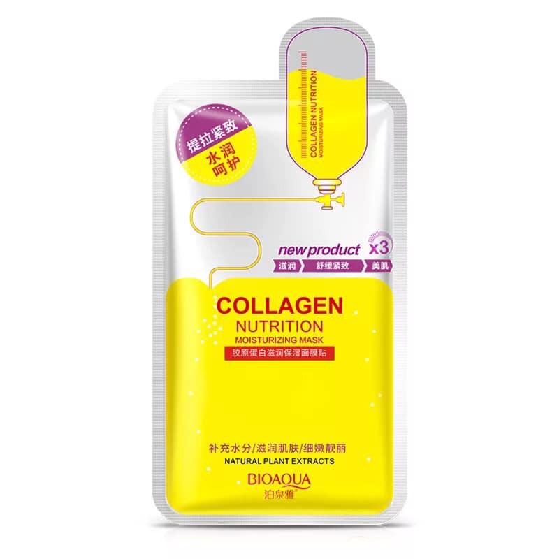 Combo 10 mặt nạ Collagen Bioaqua, mặt nạ Teatree Bioaqua cao cấp