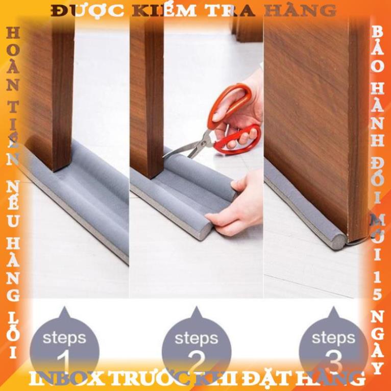 Nẹp Mút Xốp 95cm Chặn Đáy Khe Cửa, Gió Mùa, Cách Nhiệt, Cách Âm, Ngăn Côn Trùng, Chống Kẹt Tay Chân Bé dinhluon