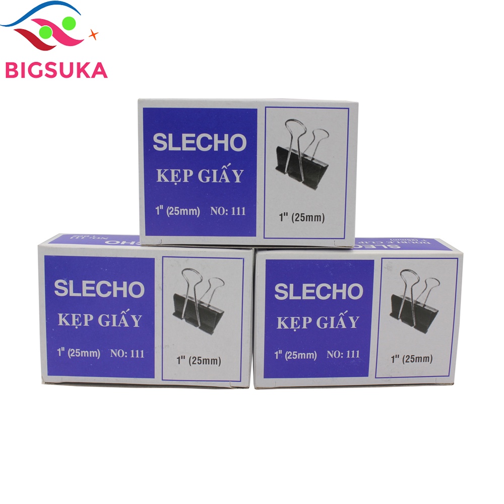 Kẹp bướm SLECHO kim loại nhỏ mini nhiều kích cỡ để bàn BIGSUKA