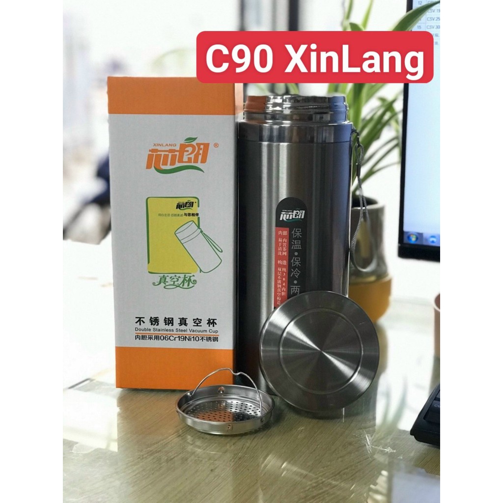 Bình Giữ Nhiệt Inox 1200 ml Giữ Nhiệt Tối Ưu Hơn 8H Mã C90