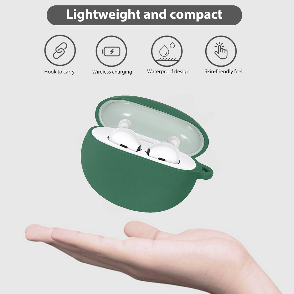 Vỏ bảo vệ hộp sạc tai nghe bluetooth chống thất lạc chống sốc có thể làm sạch bằng nước cho OPPO Enco Air TWS