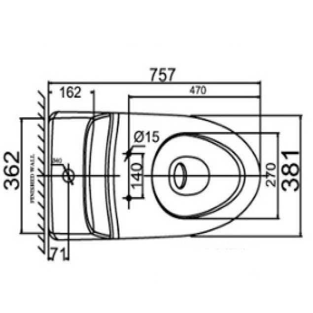 Nắp bồn cầu American Standard VF 2010, VF 2011, VF 1858 - Hàng chính hãng