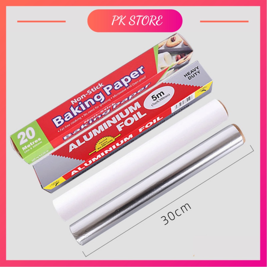 Giấy nến nướng, giấy chống dính làm bánh Baking Paper 10m x 30cm