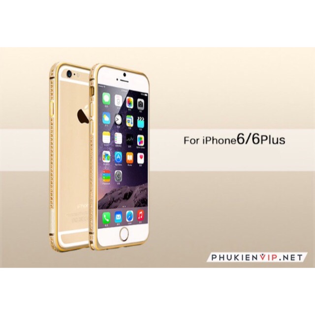 Ốp viền đá coteetci cho iphone 6/6s