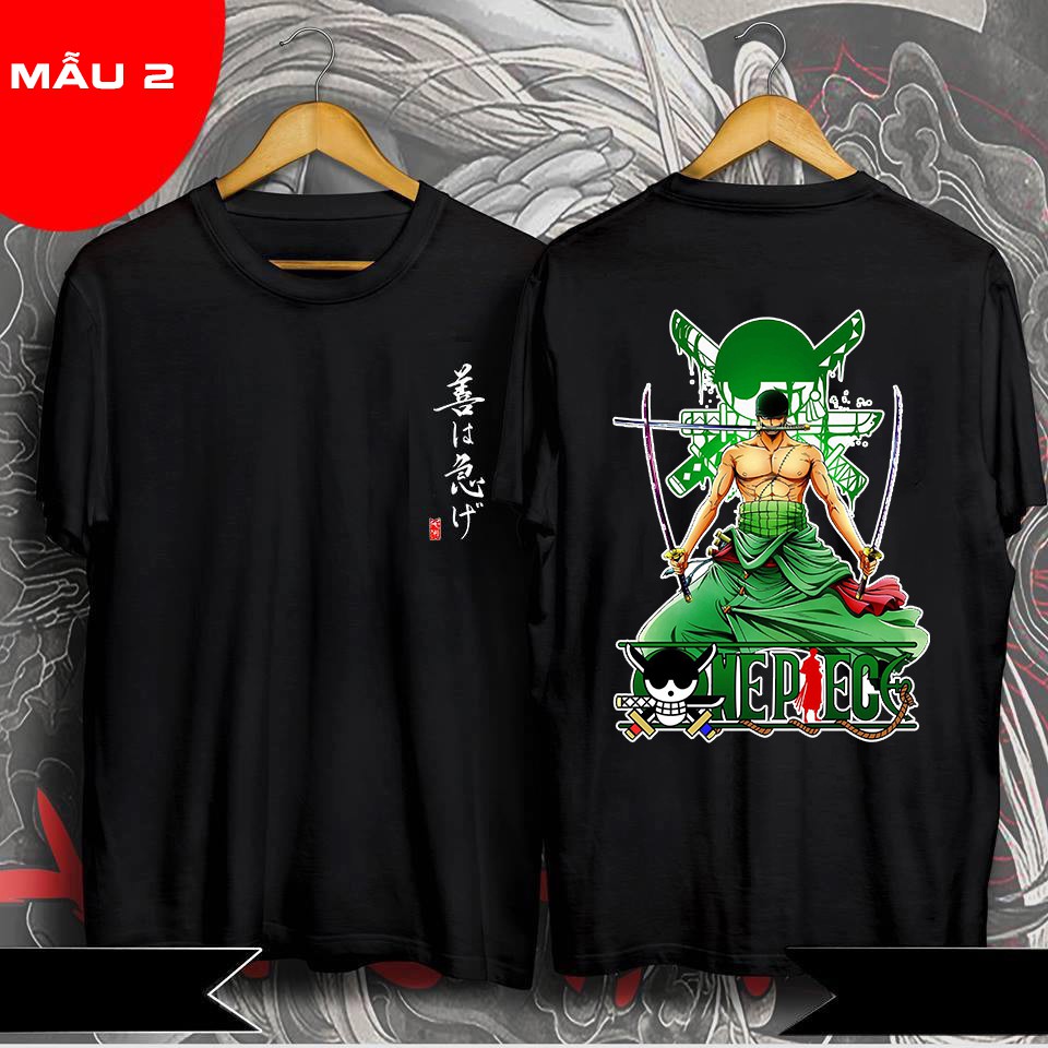 Áo One Piece Luffy Ace - BST Áo phông in hình ANime One Piece Naruto Kimetsu đẹp giá rẻ